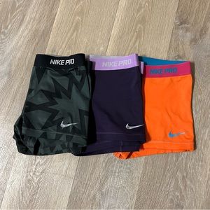 Nike Pro Shorts Bundle
